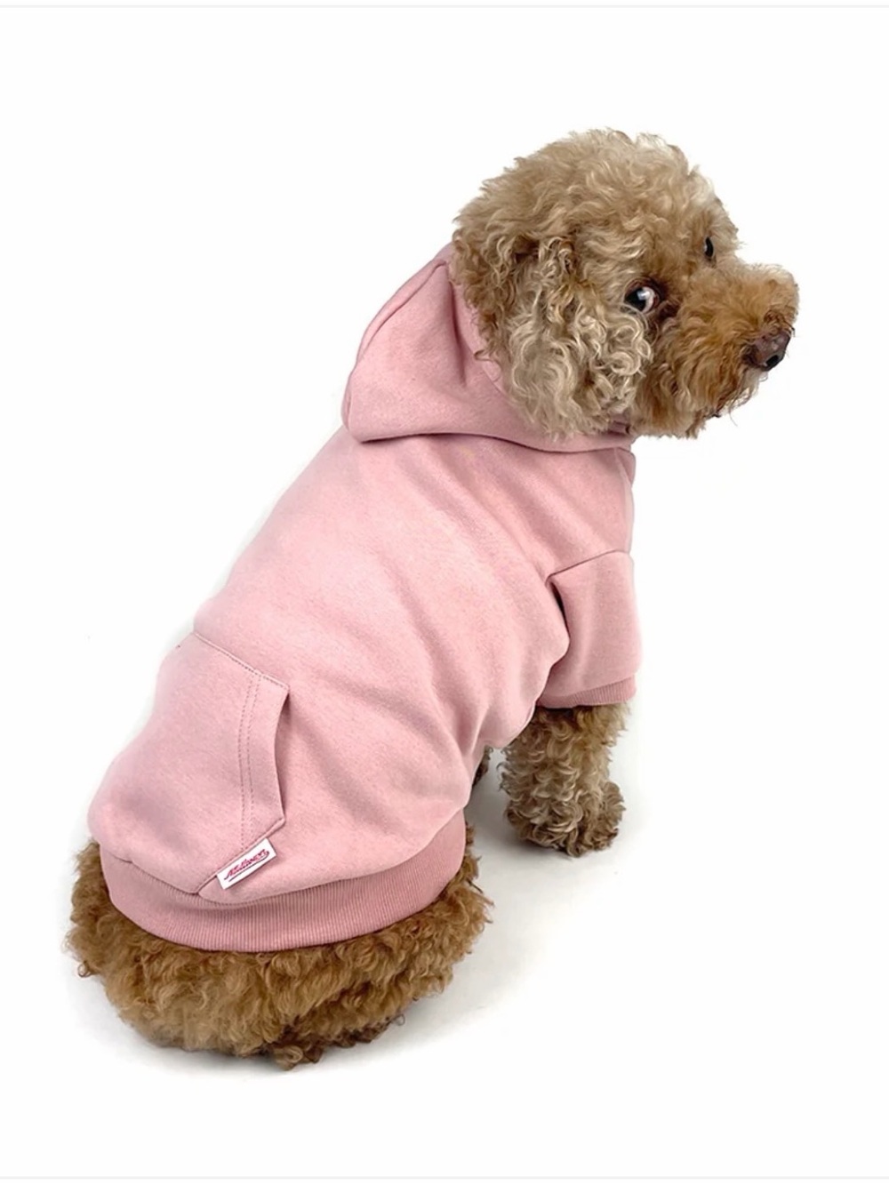 Pullover Dog Hoodie - Dusty Pink - Milltown size Small